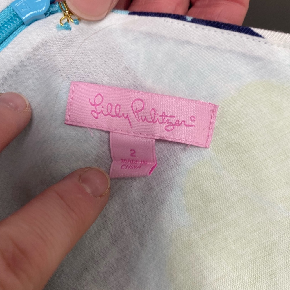 Vintage Lilly Pulitzer Sundress Size 2 Good Used Condition - Picture 4 of 4